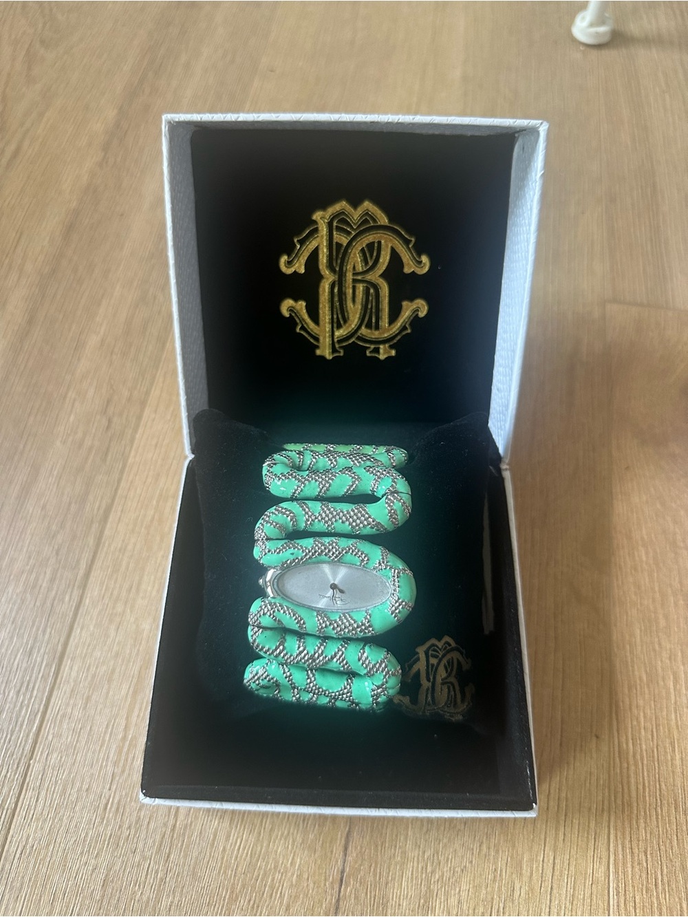 Roberto Cavalli NWT Cleopatra Snake Watch
